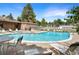 Relaxing community pool and lounge area provide a refreshing outdoor experience on a beautiful day at 2525 S Dayton Way # 1510, Denver, CO 80231