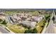 An aerial view of the neighborhood showing lush green landscaping and well-maintained properties at 3577 Molly Cir, Broomfield, CO 80023