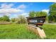 Winona Lake Park sign, grassy area, and some trees on a sunny day with puffy white clouds at 2017 N Fork Dr, Lafayette, CO 80026