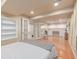 Finished basement featuring an exercise area and a living space at 13545 W 62Nd Ln, Arvada, CO 80004