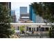 View of the city's urban core and train station at 1700 Bassett St # 609, Denver, CO 80202