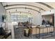 Spacious lobby with modern decor, ample seating, and views of the pool and outdoor area at 1700 Bassett St # 609, Denver, CO 80202