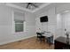 Bedroom or office with ceiling fan and built in storage at 482 S Logan St, Denver, CO 80209