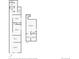 A floor plan displaying the layout of the home's main level and a basement area at 2838 Decatur St, Denver, CO 80211