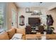 Inviting living room with hardwood floors and stylish furnishings at 2838 Decatur St, Denver, CO 80211