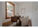 Cozy home office featuring a wooden desk, chair, and natural light at 461 S Sherman St, Denver, CO 80209