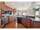 Well-appointed kitchen boasts updated appliances and lots of storage at 16134 Sandstone Dr, Morrison, CO 80465