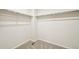 Walk-in closet with built-in shelves and plush carpeting at 8785 Whiteclover St, Littleton, CO 80125
