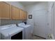 Bright laundry room with modern washer and dryer at 9586 W Victoria Dr, Littleton, CO 80128