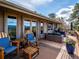 Deck with outdoor seating and stunning mountain view at 24172 Jerome Ct, Golden, CO 80401