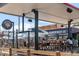 Outdoor seating area at Denver Beer Co. with picnic tables at 2248 S Lincoln St, Denver, CO 80210