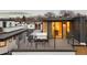 Relaxing rooftop deck with contemporary seating and panoramic views at 2248 S Lincoln St, Denver, CO 80210