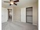 Bedroom featuring a closet and grey carpet at 3495 Amber Sun Cir, Castle Rock, CO 80108