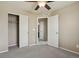 This spacious bedroom provides access to an ensuite bathroom at 3495 Amber Sun Cir, Castle Rock, CO 80108