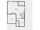 Detailed unfinished basement plan showing the layout including the crawl space at 4261 Ridgewalk Pt, Castle Rock, CO 80108