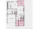 Detailed first-floor plan showcasing the layout with a kitchen, great room, and garage at 4261 Ridgewalk Pt, Castle Rock, CO 80108