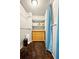 Organized closet space, featuring built-in shelving, storage, and natural light from a window at 3308 E 118Th Way, Thornton, CO 80233