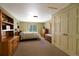 Comfortable bedroom with carpet floors, closet, and large window providing natural light and views at 446 Blue River Rd, Breckenridge, CO 80424