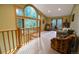 Cozy loft area with natural light, comfortable seating, and scenic views, ideal for relaxation at 446 Blue River Rd, Breckenridge, CO 80424
