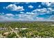Aerial view of the city skyline and mountains in the distance at 6684 E Bates Ave, Denver, CO 80224