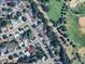 Aerial view of the neighborhood, showing the proximity to parks and green spaces at 6684 E Bates Ave, Denver, CO 80224