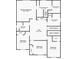 Floor plan showing layout of the second floor with bedrooms, bathrooms, and a loft area at 4327 Wilson Peak Dr, Castle Rock, CO 80104