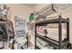 Walk-in closet with wire and black shelves for storing blankets, clothes, and toiletries at 2855 Blue Sky Cir # 3-102, Erie, CO 80516