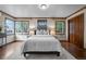 Serene main bedroom featuring hardwood floors, ample natural light, and a closet at 850 E Radcliff Ave, Cherry Hills Village, CO 80113