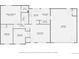 Detailed floor plan showcasing the layout of the home's living spaces and bedrooms at 17731 E Bails Pl, Aurora, CO 80017