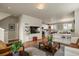 Spacious living area blending seamlessly into a modern kitchen, perfect for entertaining and everyday living at 4205 E Iliff Ave # 5, Denver, CO 80222