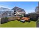 Modern patio featuring artificial turf, outdoor seating, and city views, perfect for relaxing or entertaining guests at 105 Fillmore St # 209, Denver, CO 80206