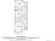 Detailed floorplan showcasing bedrooms, bathrooms, and balcony layout, providing a comprehensive view of the home at 2466 S Cherokee St, Denver, CO 80223