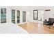 This large bedroom offers two closets, plenty of light, and has an ensuite bathroom at 428 N Humboldt St, Denver, CO 80218