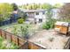 Spacious backyard with deck, patio, and chicken coop, perfect for outdoor living at 330 Johnson Dr, Castle Rock, CO 80104