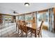 Bright dining room area with tile floors, lots of windows and natural light at 6013 S Logan St, Centennial, CO 80121