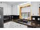 A kitchen sink with a large bright window in a home at 6013 S Logan St, Centennial, CO 80121