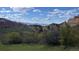 Panoramic view of the open spaces with red rock formations and lush green landscapes at 8480 Arriba Dr, Littleton, CO 80125