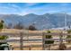 Enjoy breathtaking mountain views from this property, offering a serene and picturesque backdrop at 8480 Arriba Dr, Littleton, CO 80125