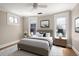 Cozy bedroom with soft colors, offering a relaxing retreat with great natural light at 1050 N Clarkson St, Denver, CO 80218