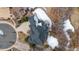 Birds eye view of luxury house featuring well-manicured landscaping and a dark roof at 1039 Buffalo Ridge Way, Castle Pines, CO 80108