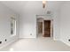 Neutral bedroom with a dark wood door at 1039 Buffalo Ridge Way, Castle Pines, CO 80108