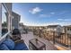 Deck overlooking neighborhood with city views at 5044 Basalt Ridge Cir, Castle Rock, CO 80108