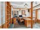 Well-appointed home office with custom built-ins, offering a sophisticated and functional workspace at 15573 E Prentice Ln, Centennial, CO 80015