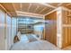 Spacious unfinished basement with shelving, offering potential for customization and ample storage at 6007 Yarrow St # D, Arvada, CO 80004
