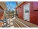 Inviting backyard featuring a private deck, patio furniture, and access to the home at 1346 Steele St, Denver, CO 80206