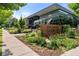 Exterior view of the Denver Botanic Gardens. Beautifully maintained landscape at 1346 Steele St, Denver, CO 80206