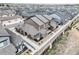 Bird's eye view of a lovely home with a well-manicured yard in a friendly neighborhood at 11524 Dewey St, Parker, CO 80138