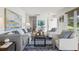 Bright and airy living room featuring modern decor and comfortable seating arrangement at 46531 Sundance Trl, Parker, CO 80138