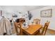 Comfortable dining area adjacent to the living room with stylish decor at 5425 County Road 32 # 27, Mead, CO 80504