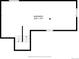 Basement floor plan featuring stairs and a large room with dimensions at 16581 Buckthorn Ln, Parker, CO 80134
